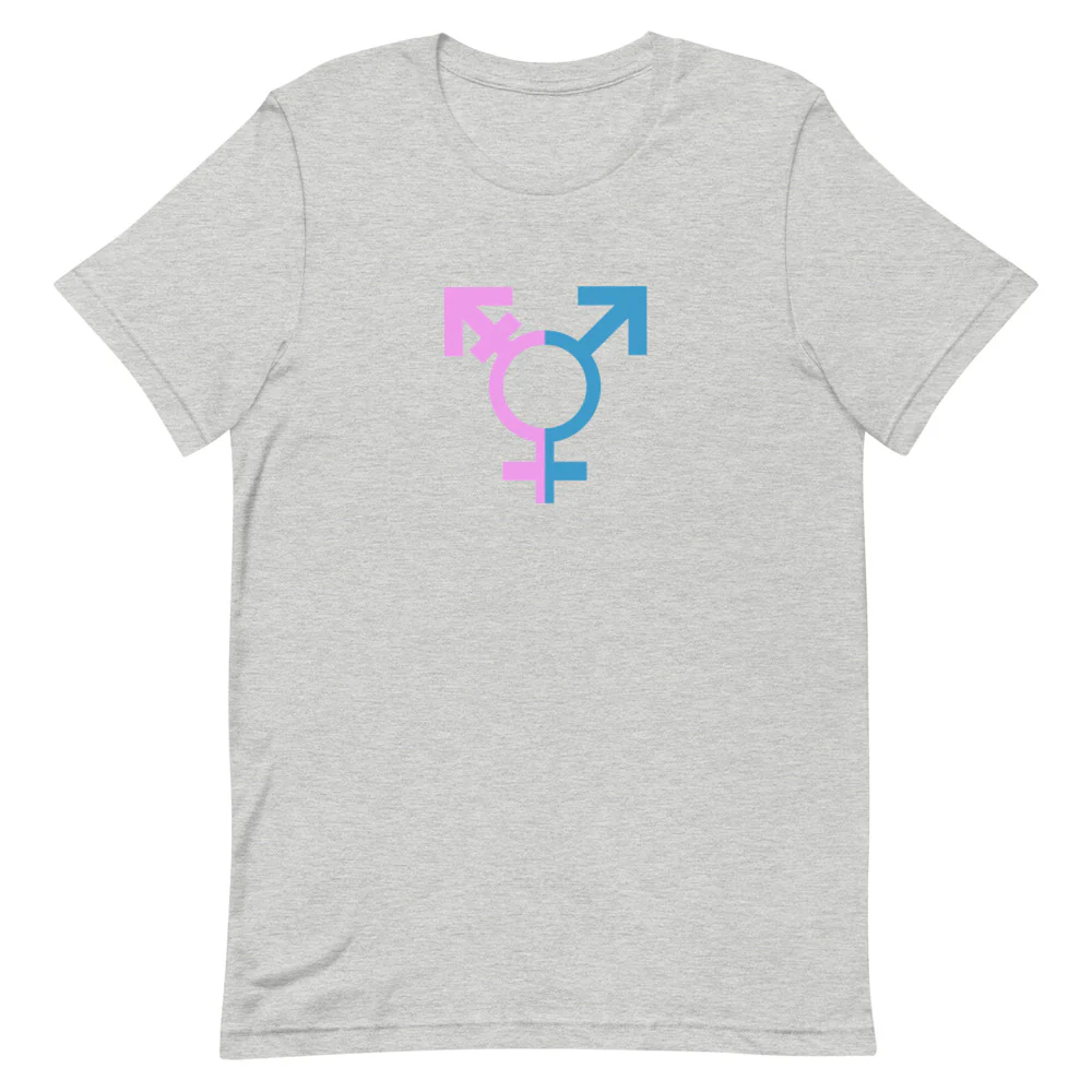 Two Tone Trans Symbol T-Shirt - Image 6