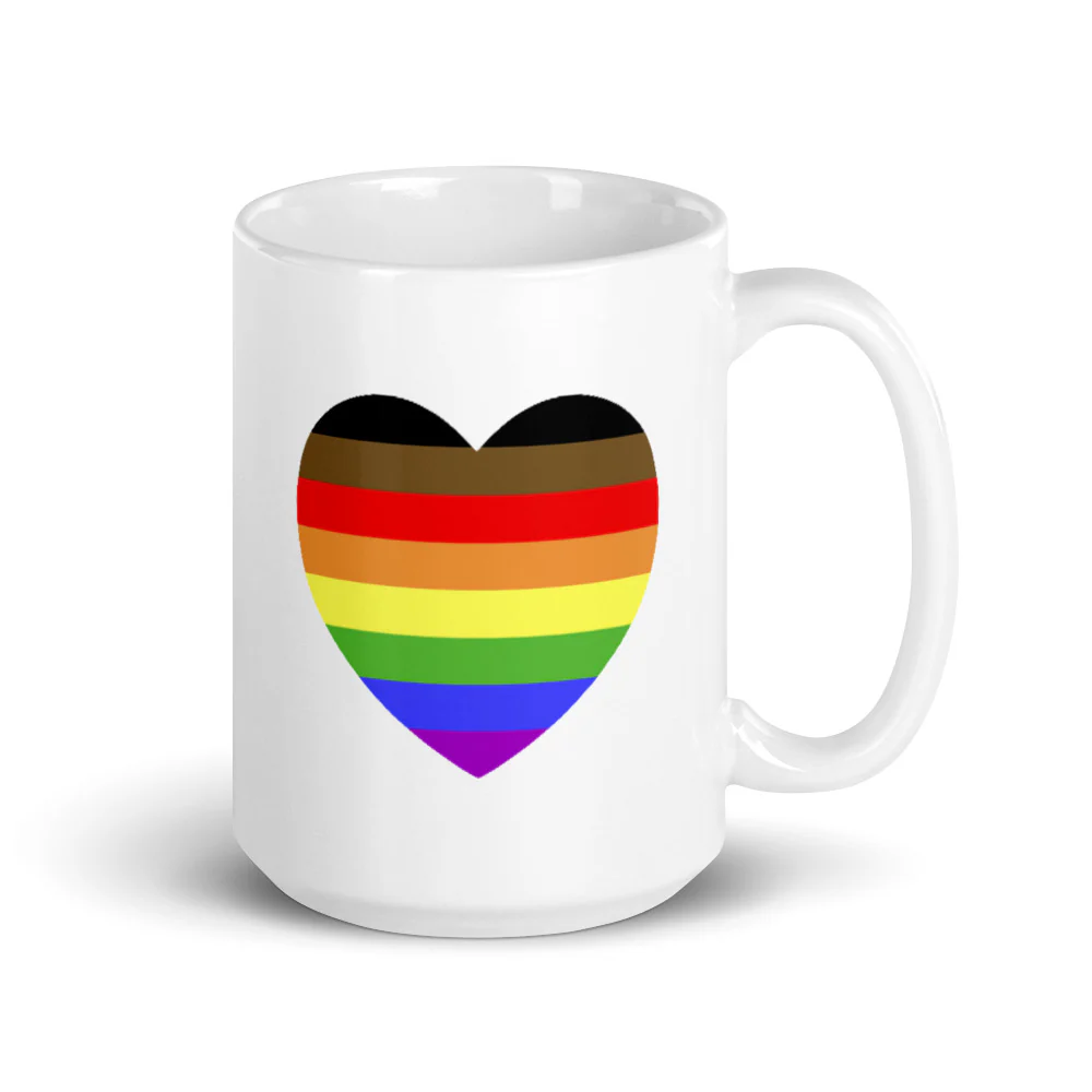 POC Inclusive Rainbow Heart Mug - Image 4
