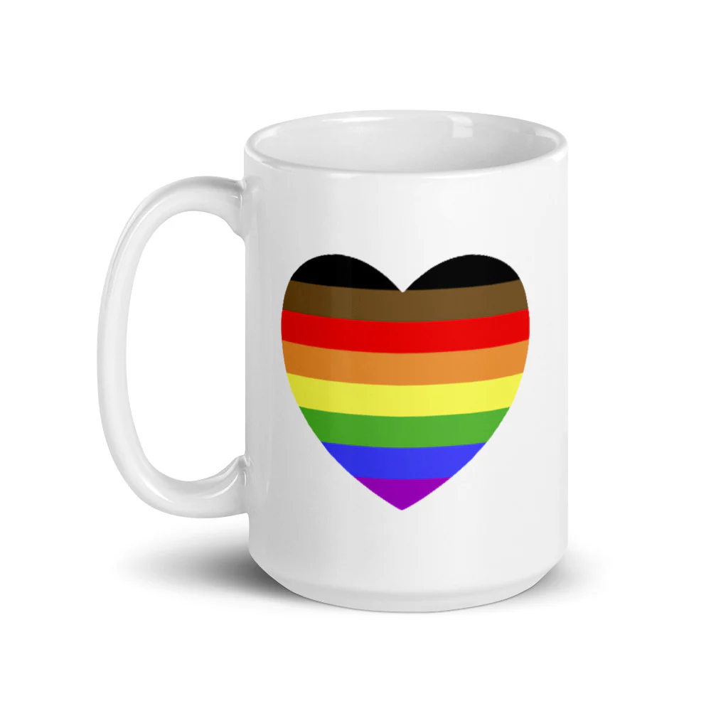 POC Inclusive Rainbow Heart Mug - Image 5