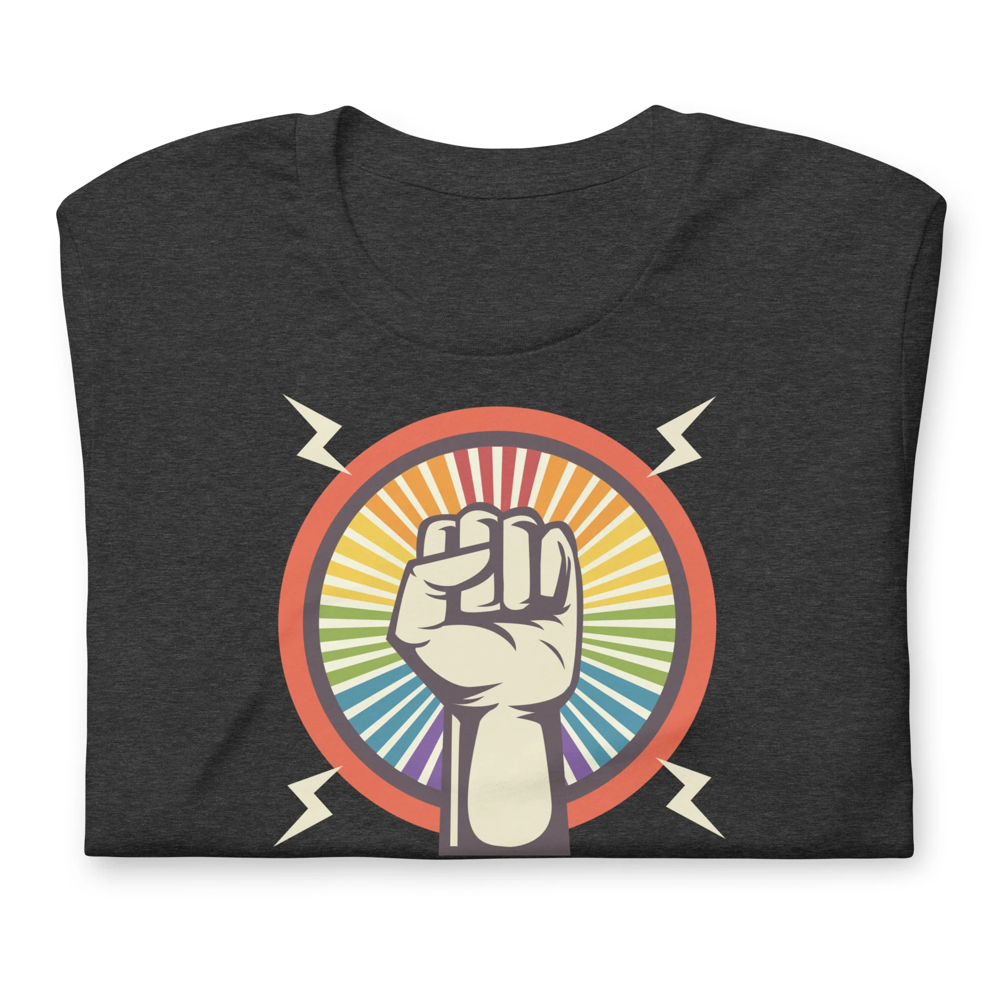 We Are The Resistance Rainbow Starburst T-Shirt - Image 5