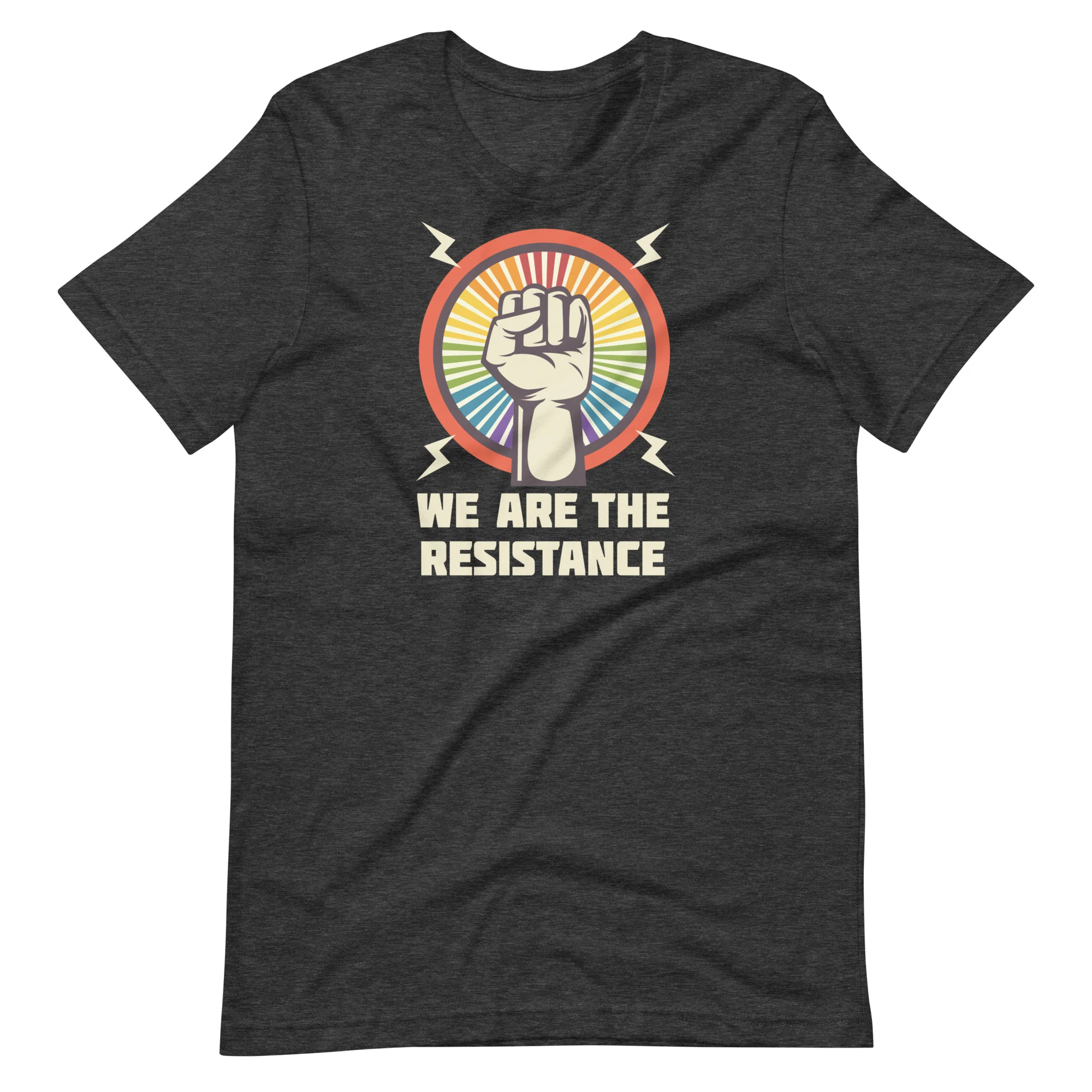 We Are The Resistance Rainbow Starburst T-Shirt - Image 6