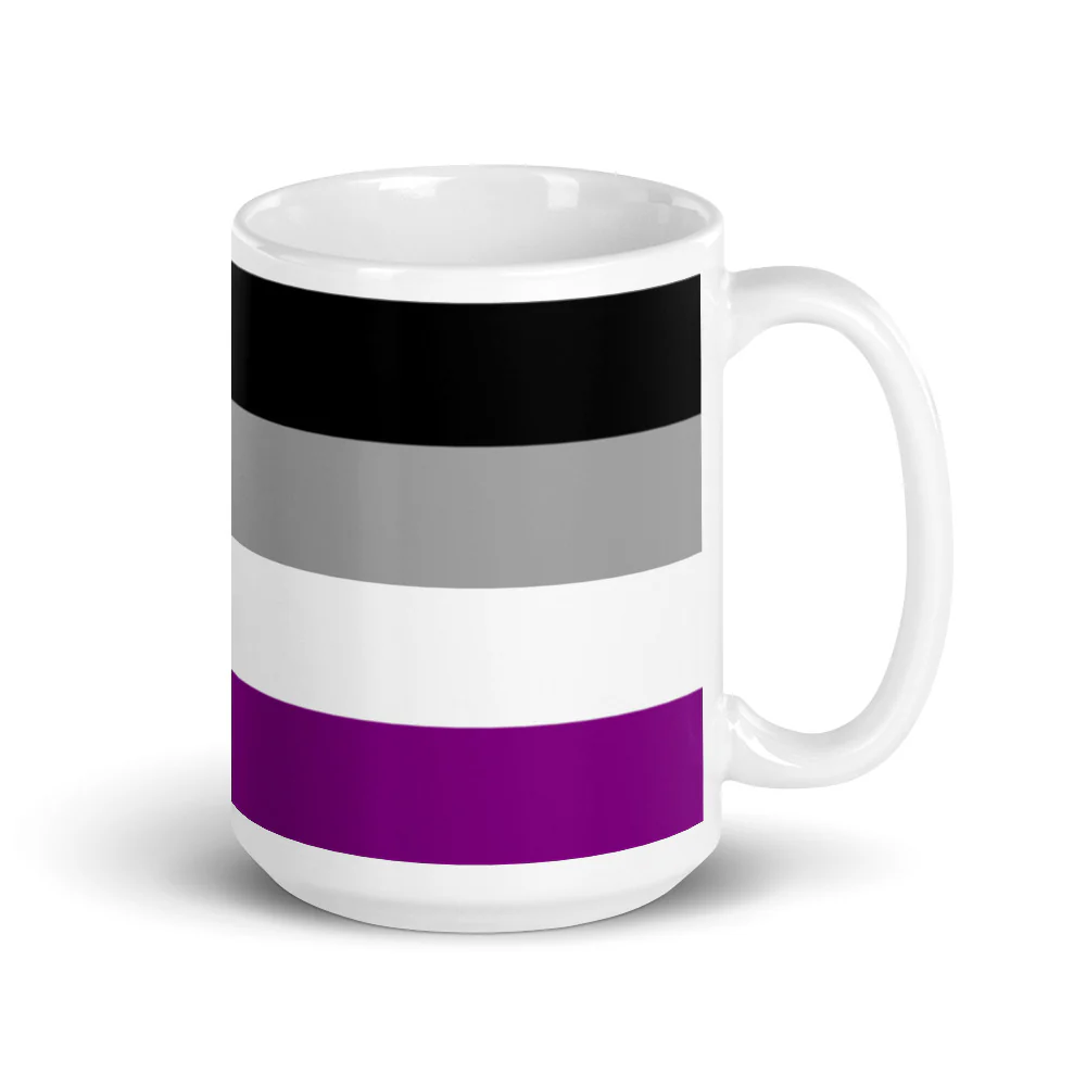 Asexual Pride Flag Mug - Image 4