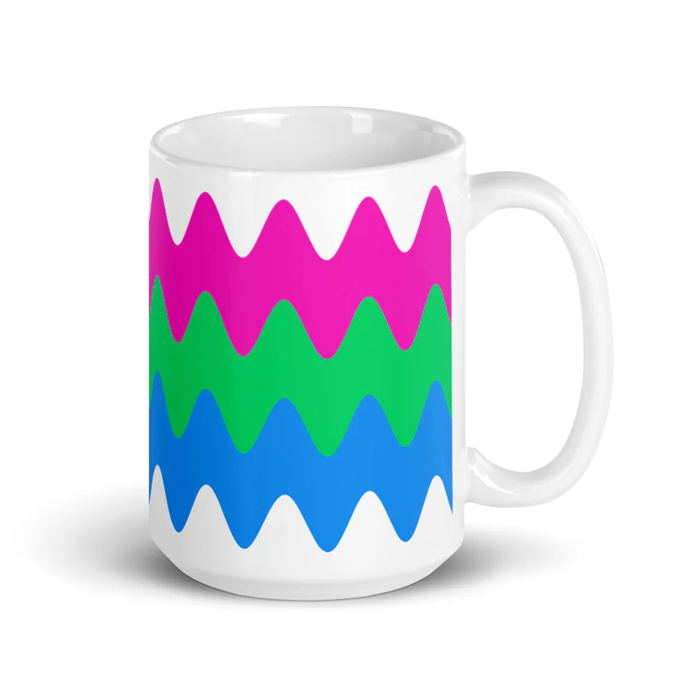Polysexual Wavy Pride Flag Mug - Image 4
