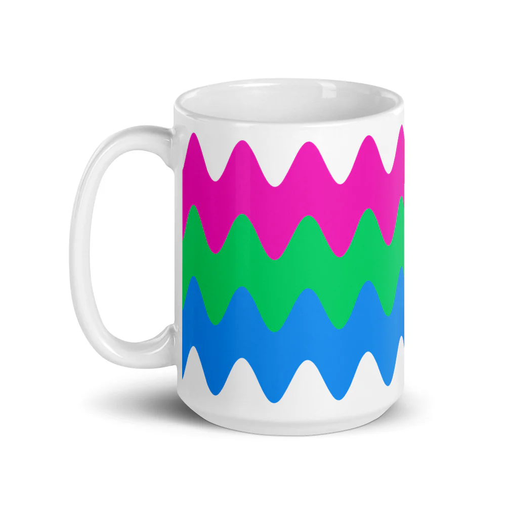 Polysexual Wavy Pride Flag Mug - Image 5