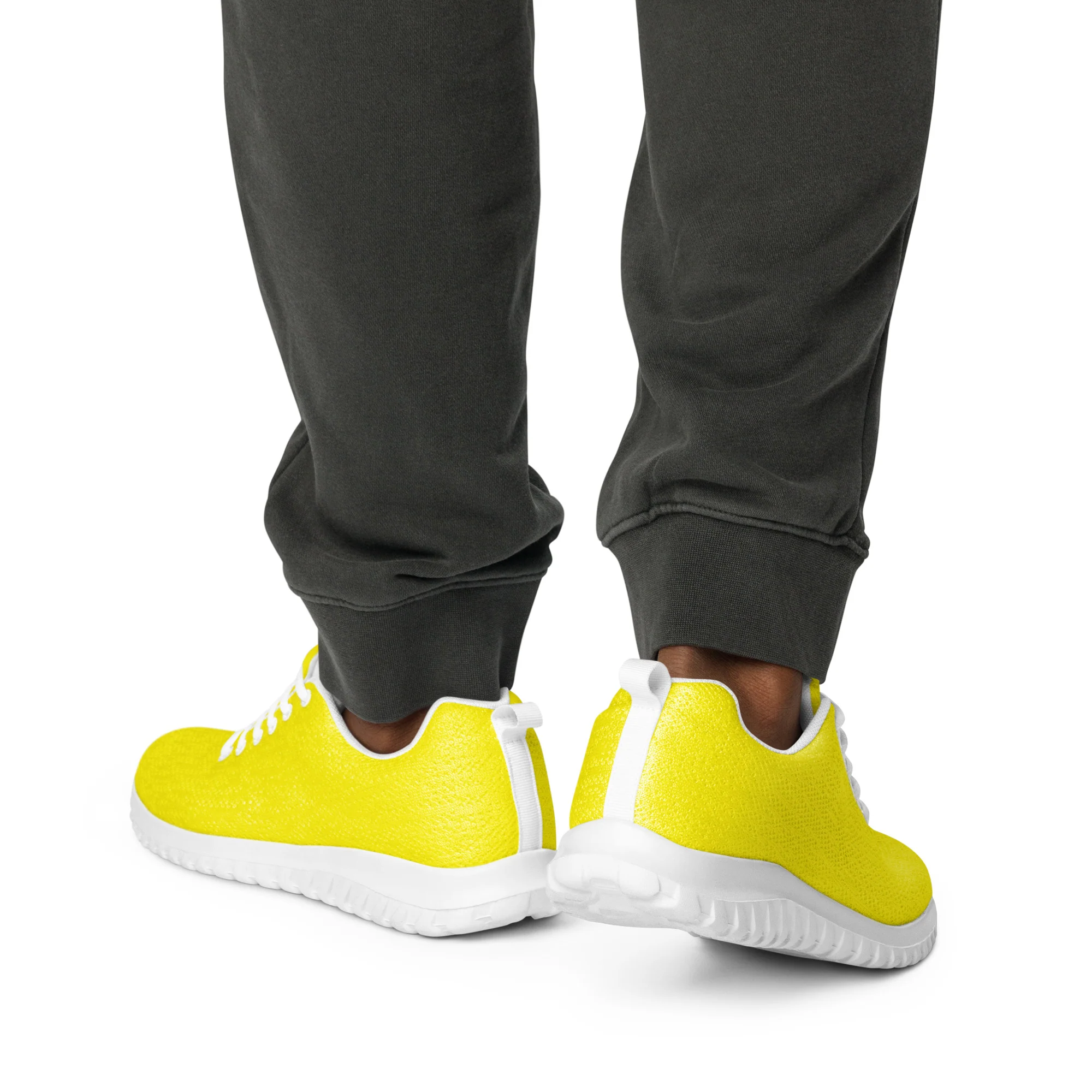 Yellow Rainbow Pride Flag Trainers (male sizes) - Image 4