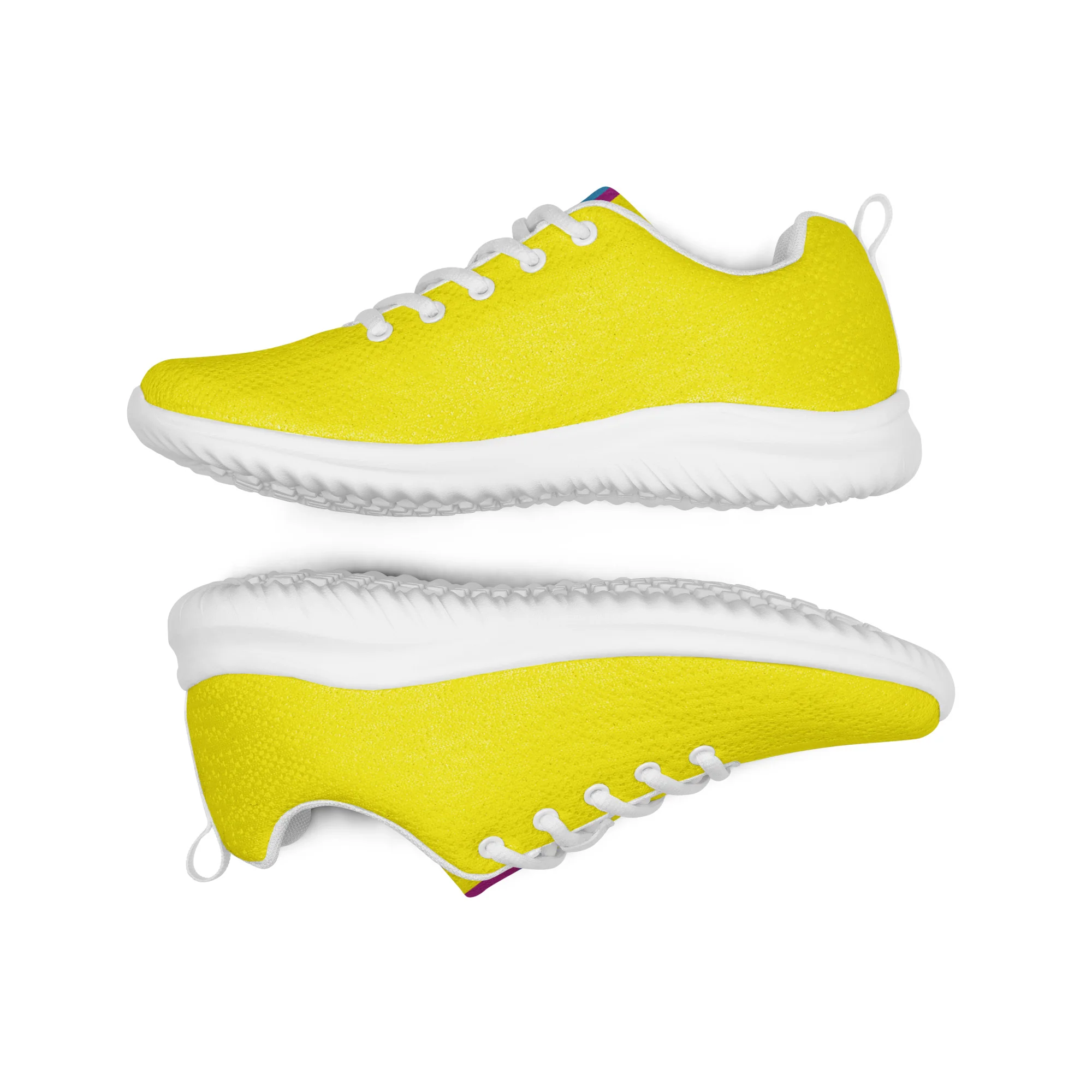 Yellow Rainbow Pride Flag Trainers (male sizes) - Image 8
